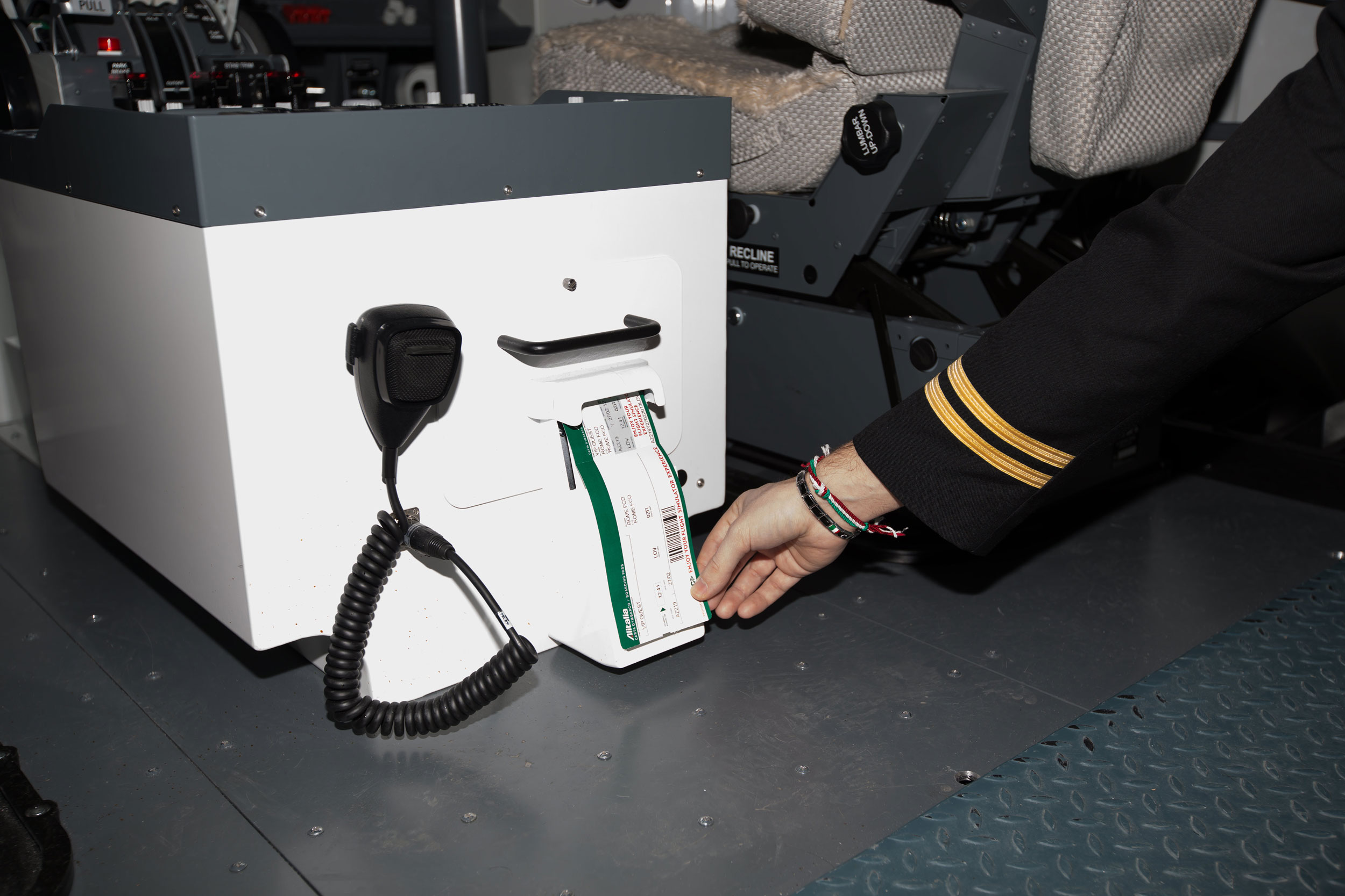 FSC news AES Fiumicino simulator B737NG Dolce Vita customized ticket